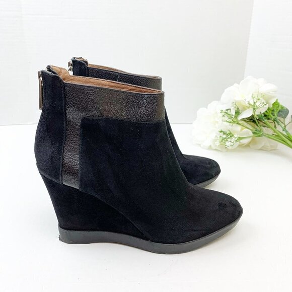Donald J Pliner Chez Wedge Booties Size 7M - Picture 1 of 9